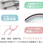 RISUKAI T824 からみにくいケーブル