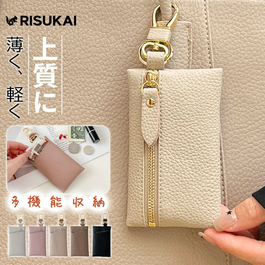 ★仕分けが簡単な多機能財布★カードケース 財布 レディース ポーチ 小物入れ おしゃれ  背面 カード ポケット ケース