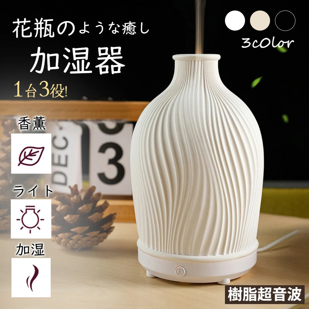 【寝室や仕事場にも】加湿器 卓上 静音 小型 オフィス 加湿器 80ml大容量  乾燥改善 おしゃれ 持ち運び便利